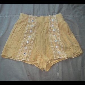 AE yellow shorts